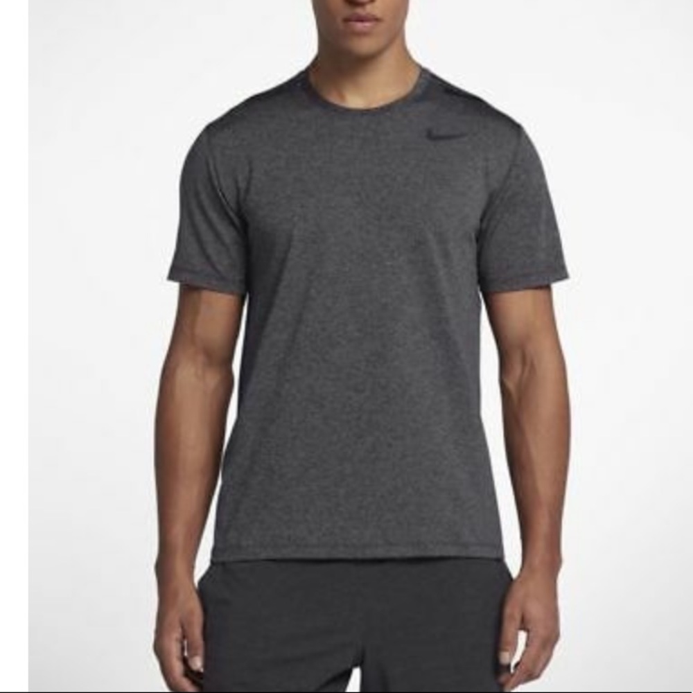 Dark heather gray Nike Dri-Fit T-shirt, Size L